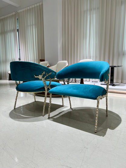 Artistic Brass Modern Chair