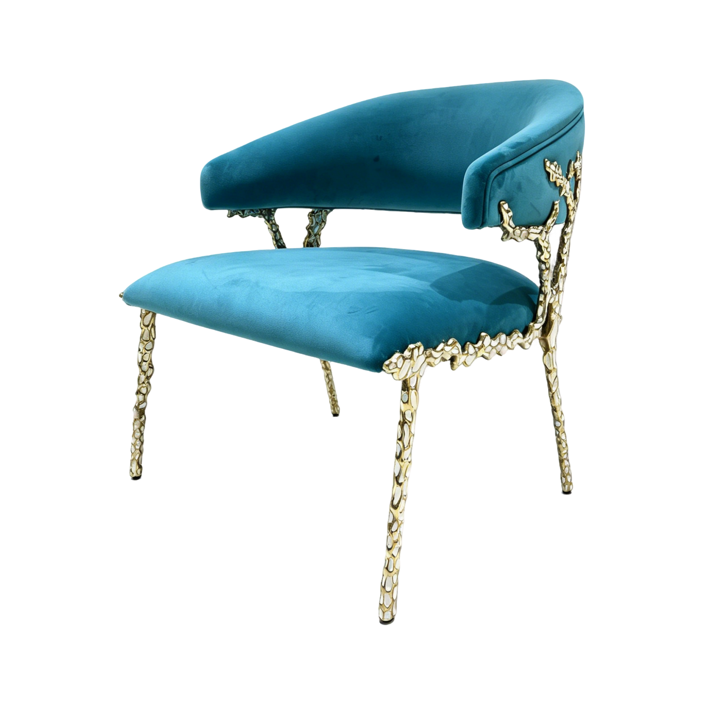 Artistic Brass Modern Chair