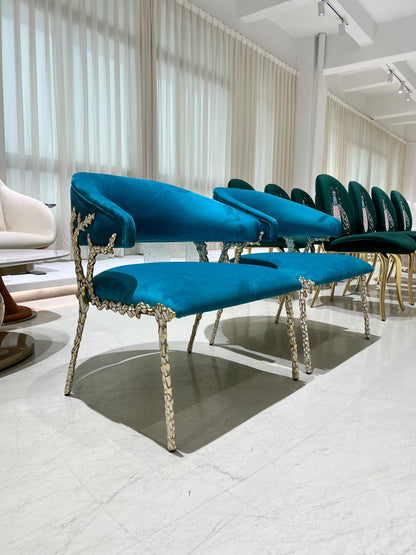 Artistic Brass Modern Chair