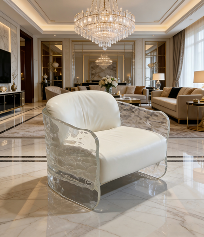 Artistic Designer Acrylic Armchair