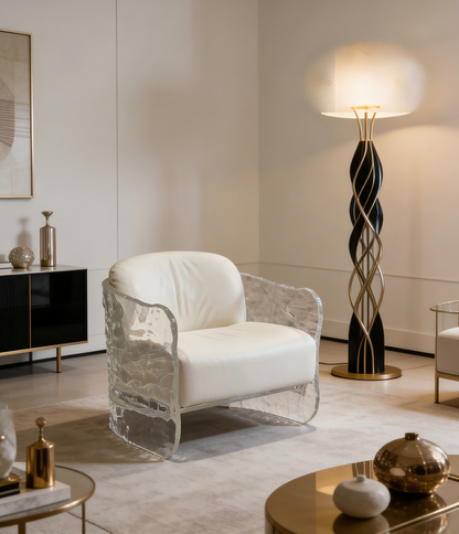 Artistic Designer Acrylic Armchair