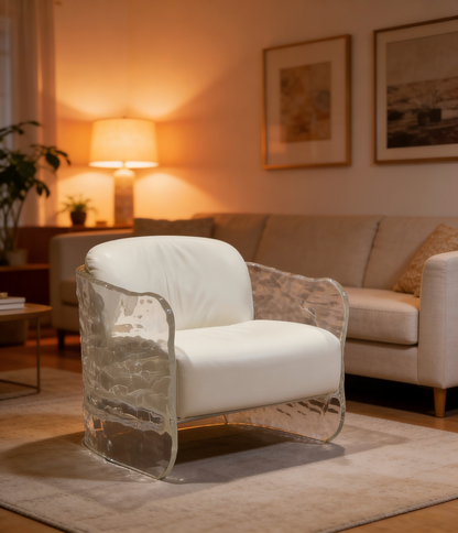 Artistic Designer Acrylic Armchair
