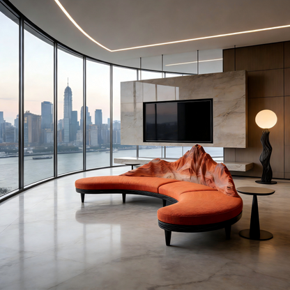 Artistic Designer Desert Mountain 3D Sofa