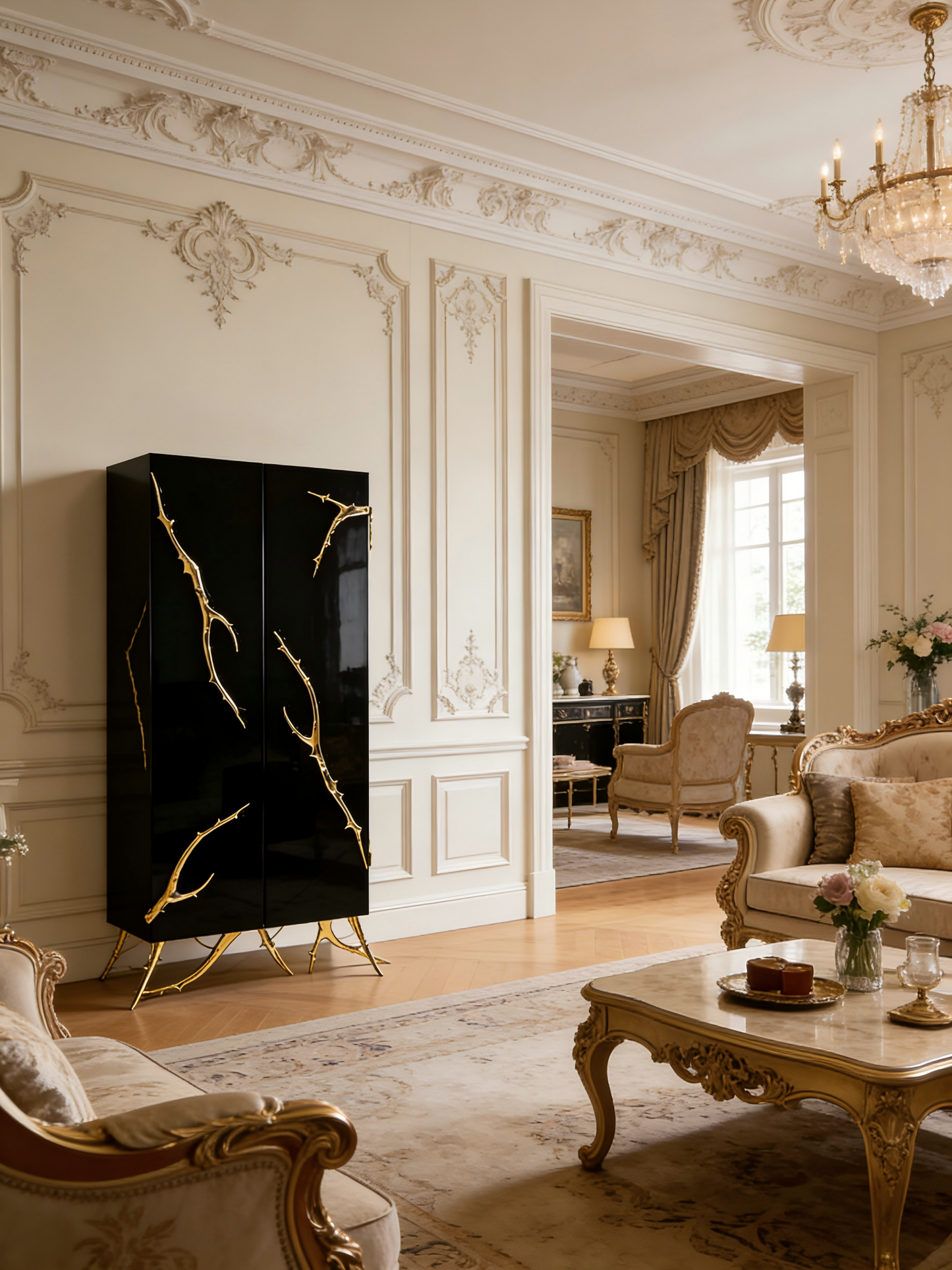 Artistic Tree Root Designer Cabinet