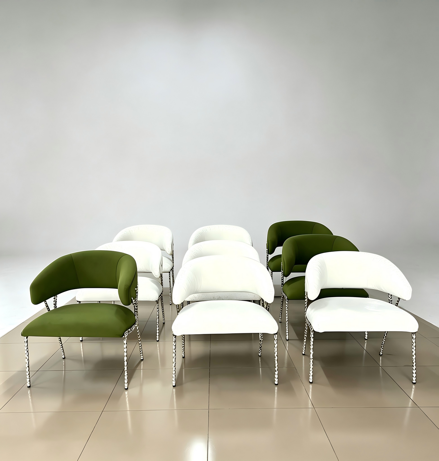 Artistic Brass Modern Chair