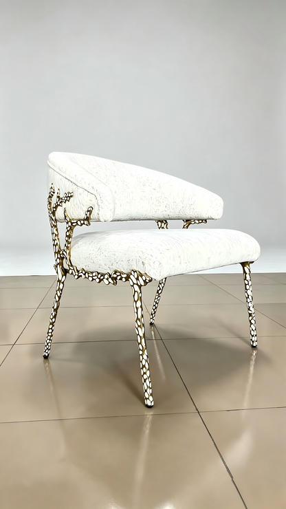 Artistic Brass Modern Chair