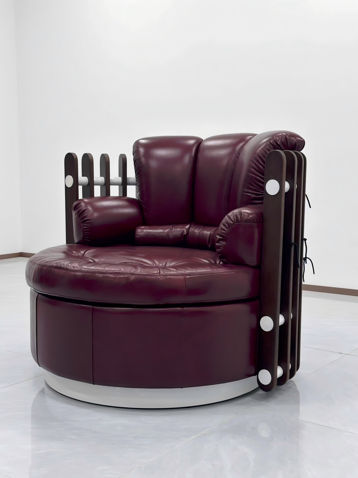 Bespoke D Paul Swivel Armchair