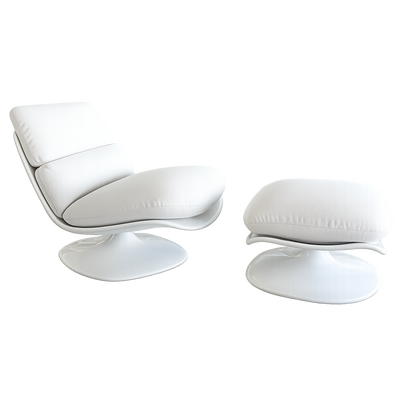 Bespoke Pattie Armchair with Footrest