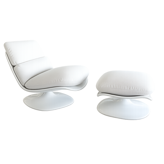 Bespoke Pattie Armchair with Footrest