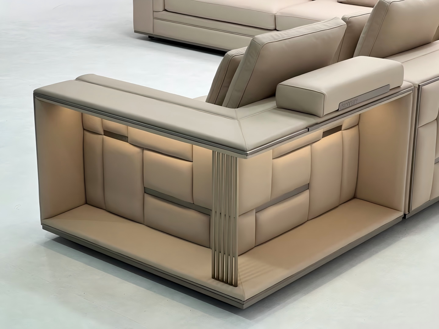 Bespoke Sectional L-shaped Sofa