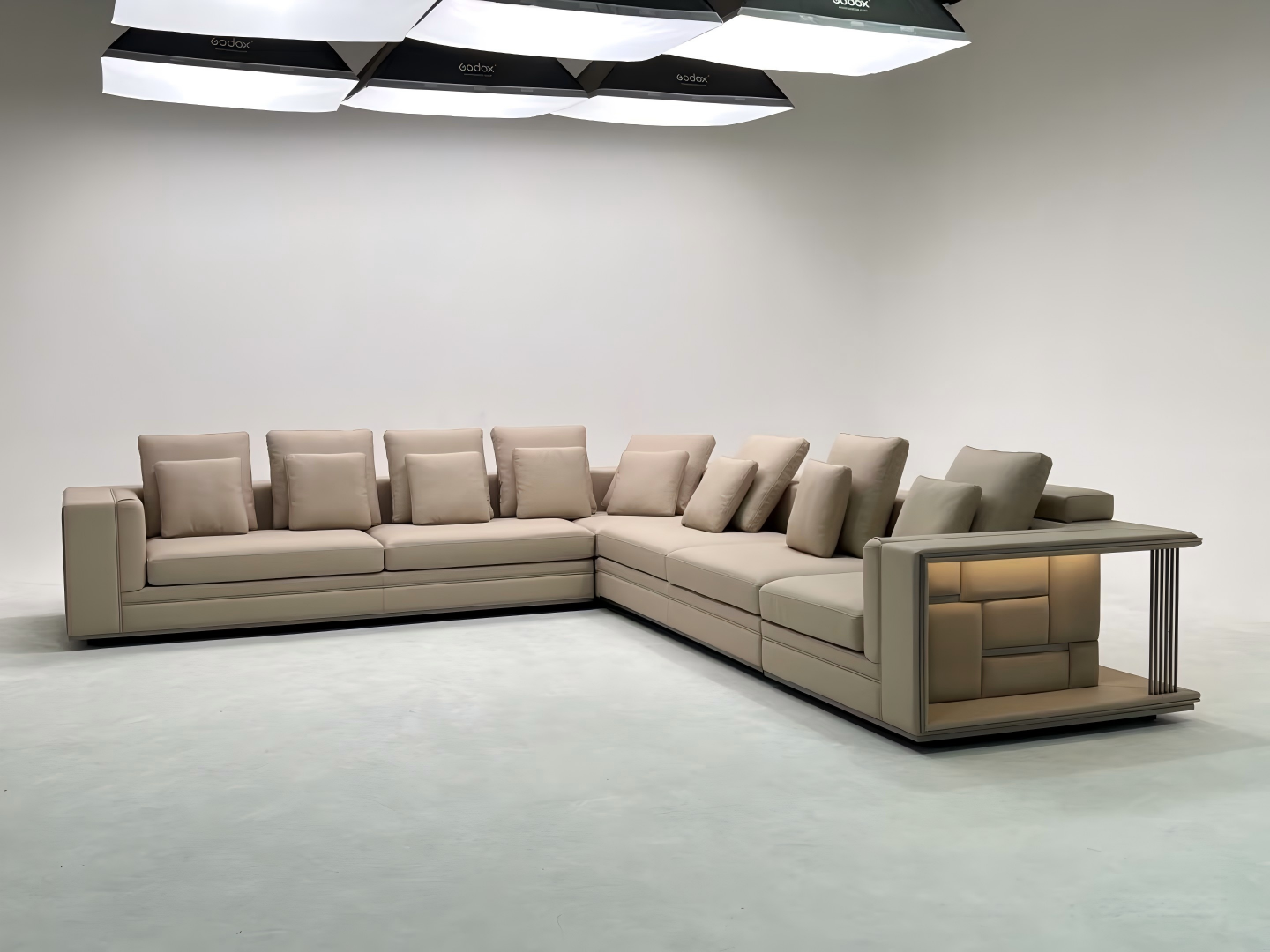 Bespoke Sectional L-shaped Sofa