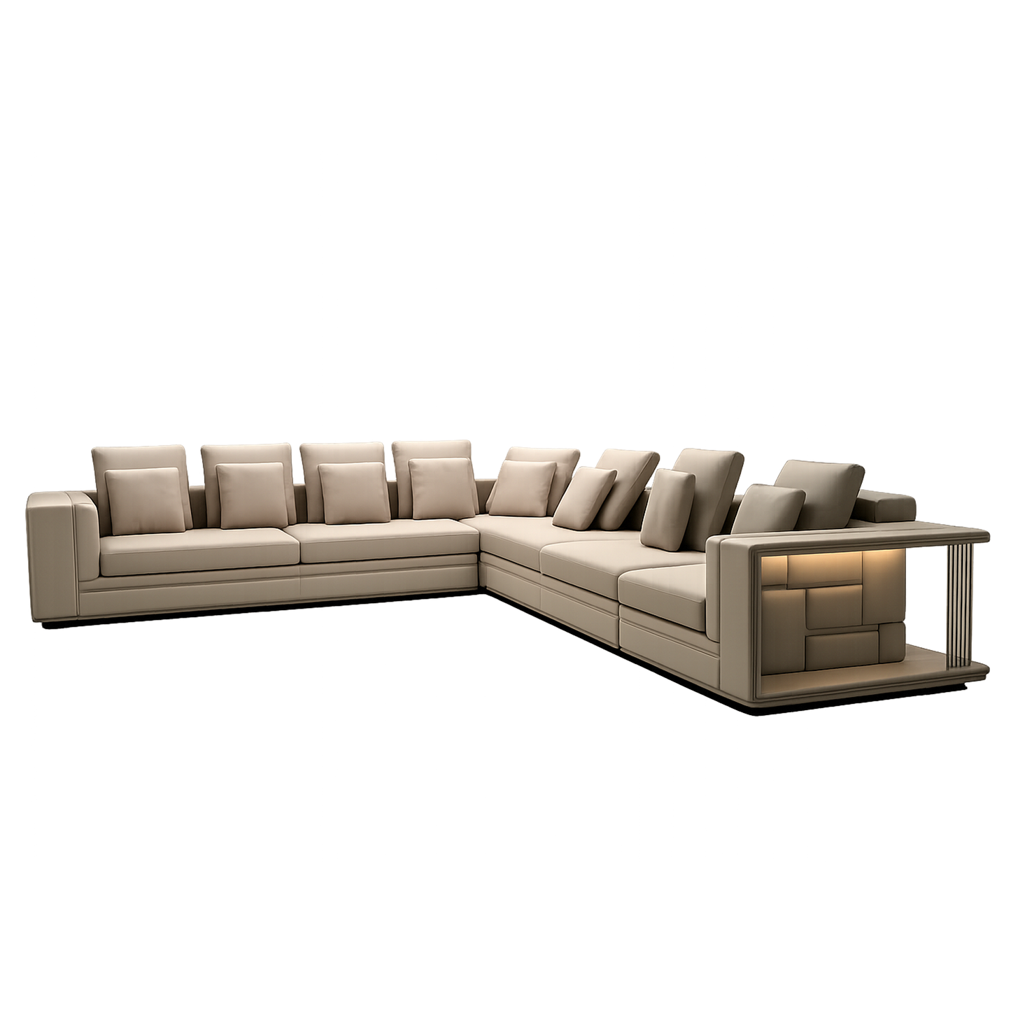 Bespoke Sectional L-shaped Sofa