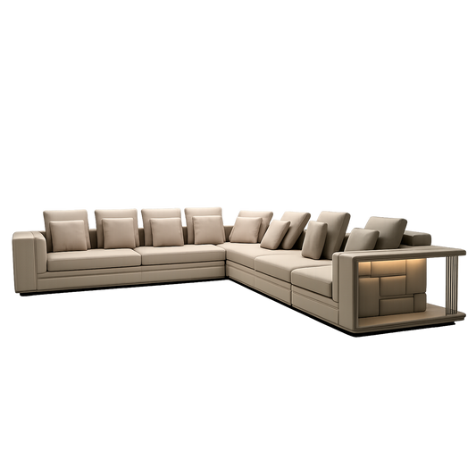 Bespoke Sectional L-shaped Sofa