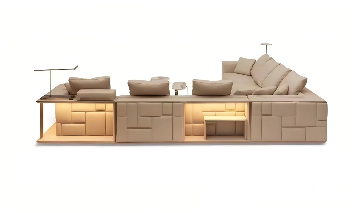 Bespoke Sectional L-shaped Sofa