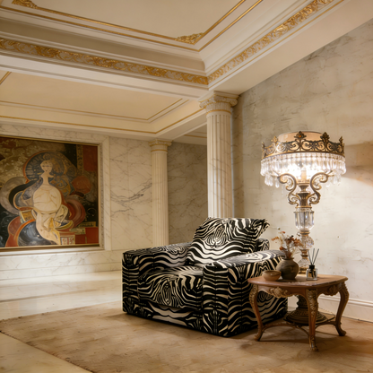 Bespoke Zebra Print Sofa
