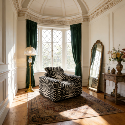 Bespoke Zebra Print Sofa