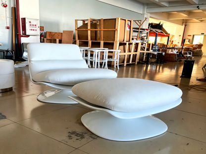 Bespoke Pattie Armchair with Footrest