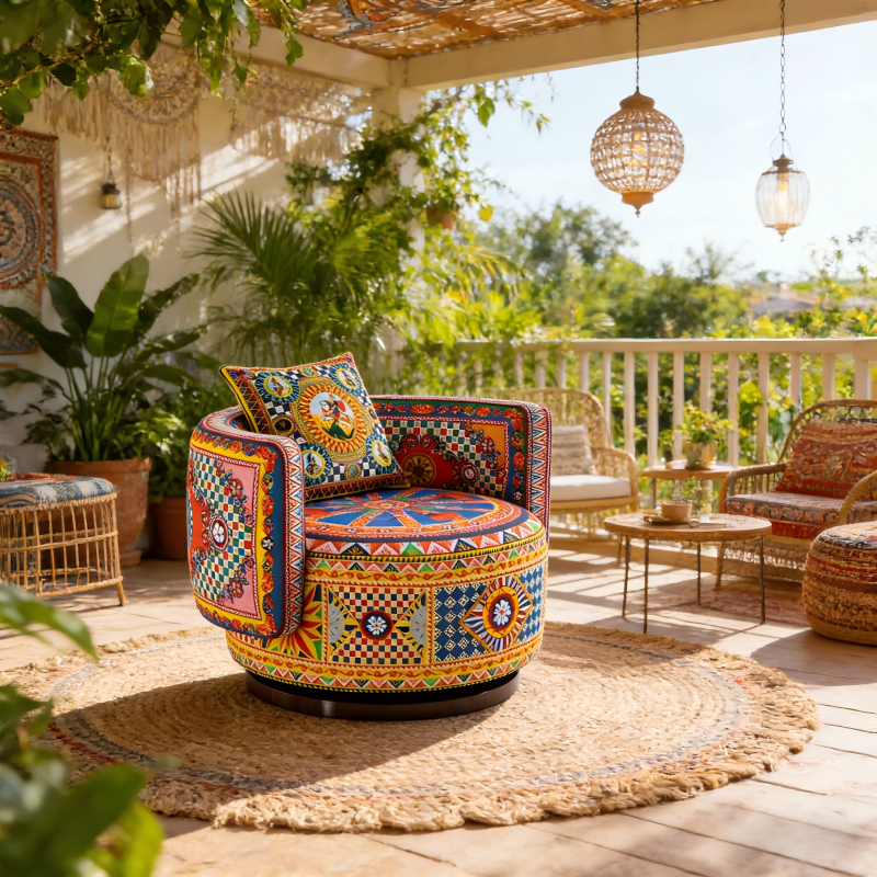 Bespoke Majlis Round Sofa