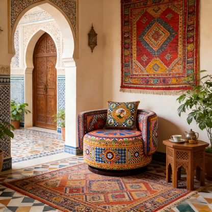 Bespoke Majlis Round Sofa