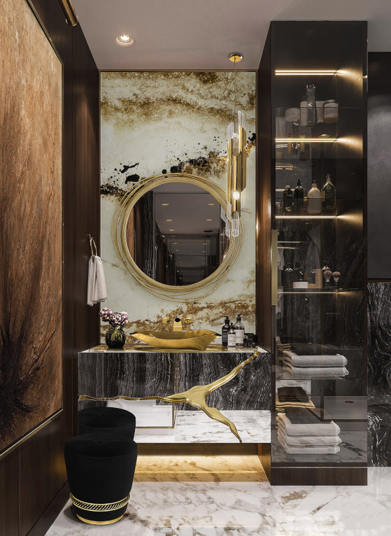 Curved Lapiaz Port Sink