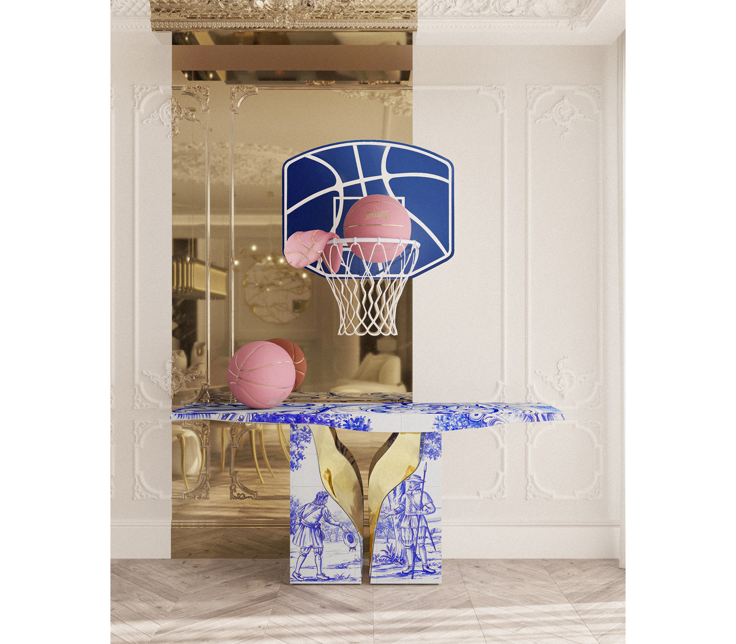 Custom Luxury Lapiaz Console