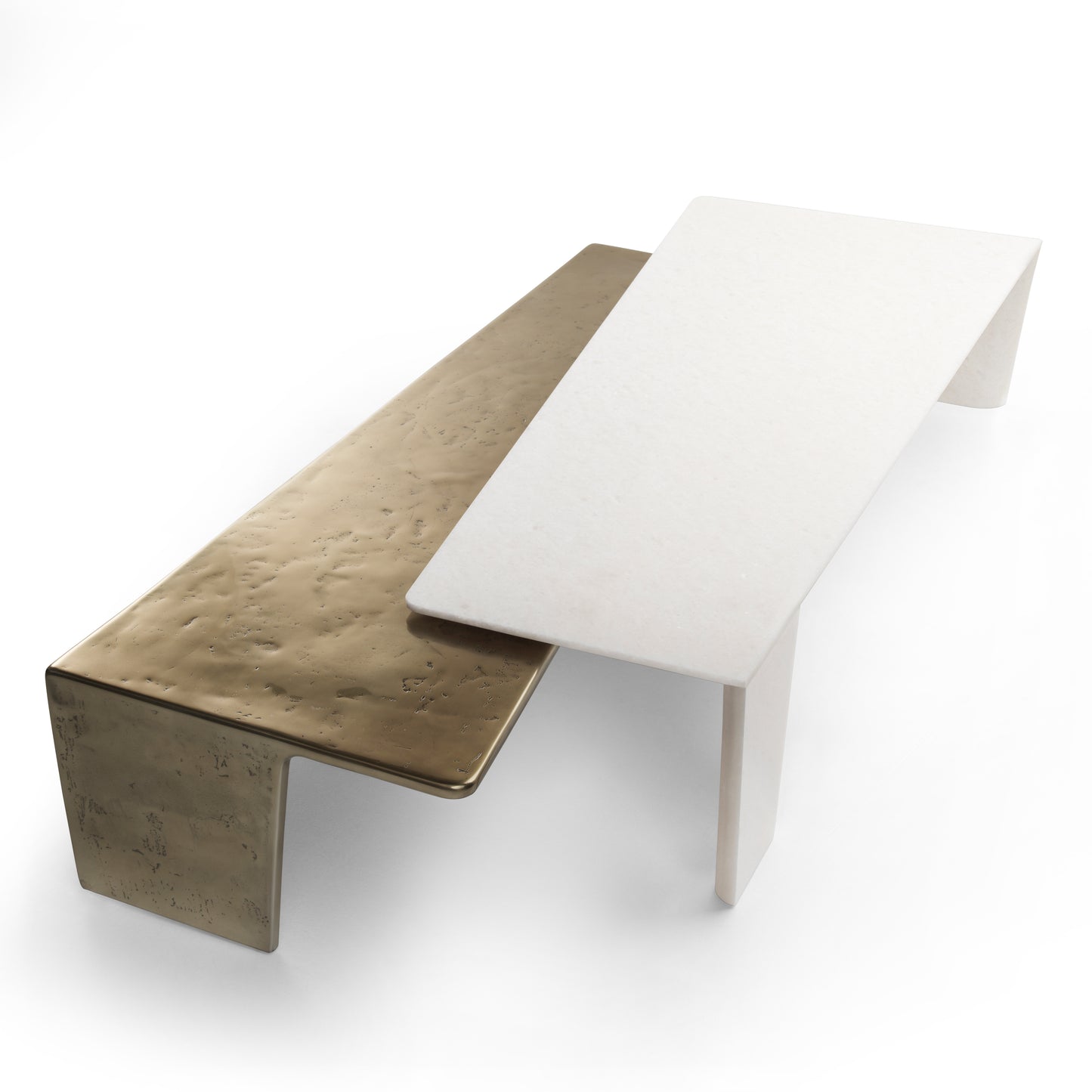Custom Marble & Aluminium Console