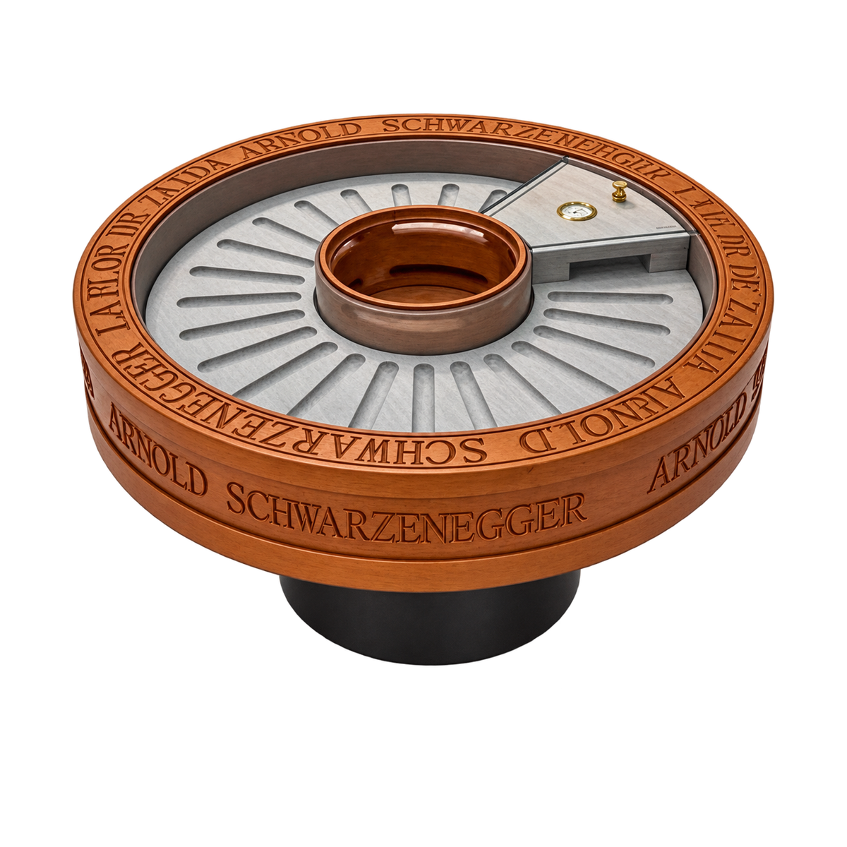 Customized Arnol Schwarzenegger Cigar Table
