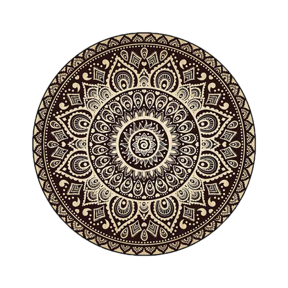 Designer Boho Round Carpet