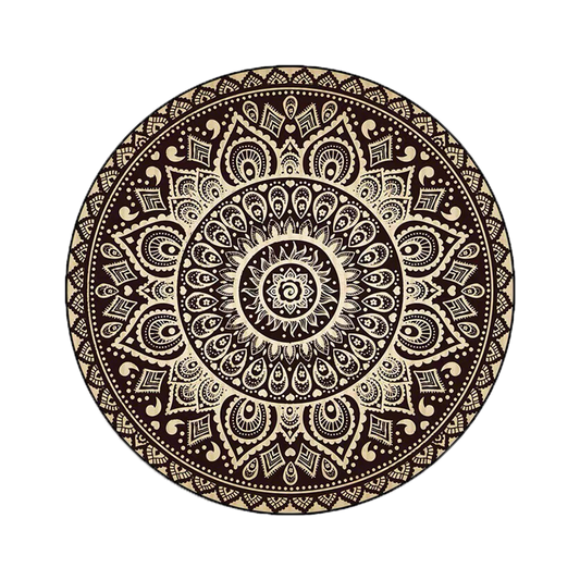 Designer Boho Round Carpet