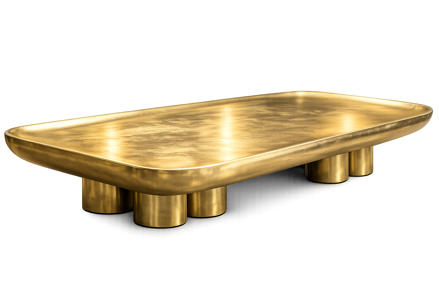 Designer Golden Bench Sofa