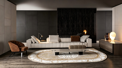 Designer Oval Shape Carpet