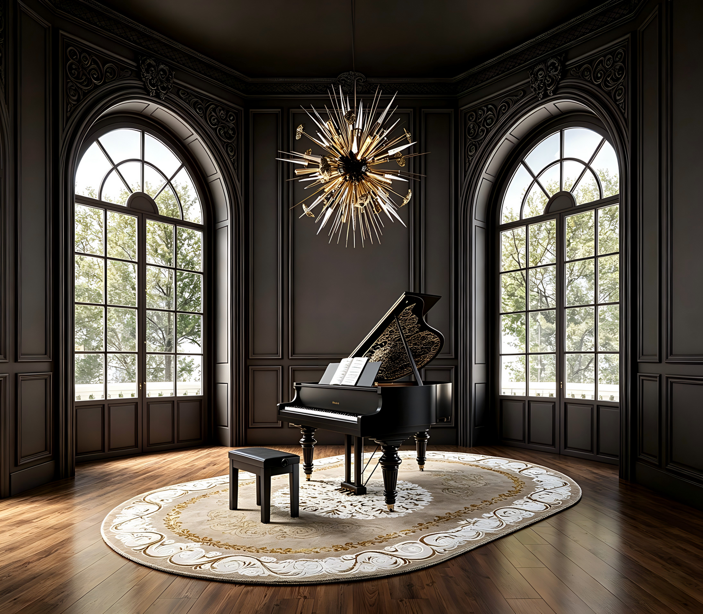 Designer Oval Shape Carpet