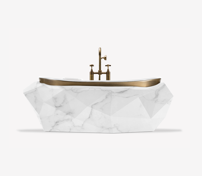 Diamond-Inspired Bathtub