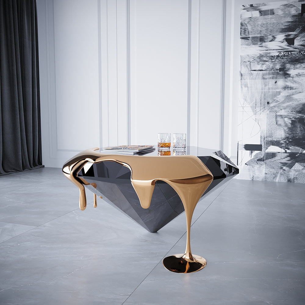 Diamond-Inspired Coffee Table