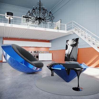 Diamond-Inspired Coffee Table