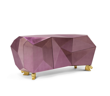 Diamond Amethyst Sideboard