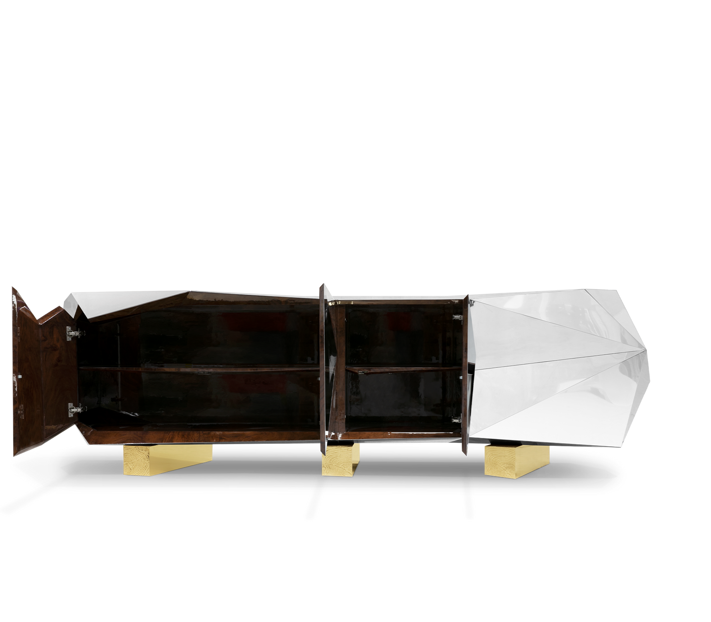 Diamond Faceted Console
