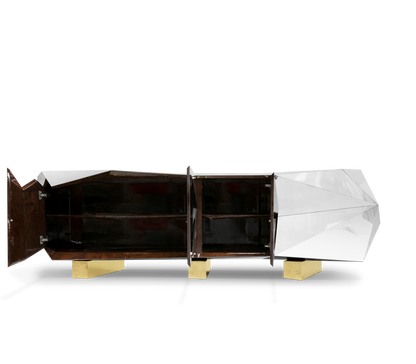 Diamond Faceted Console