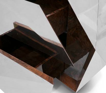 Diamond Faceted Console