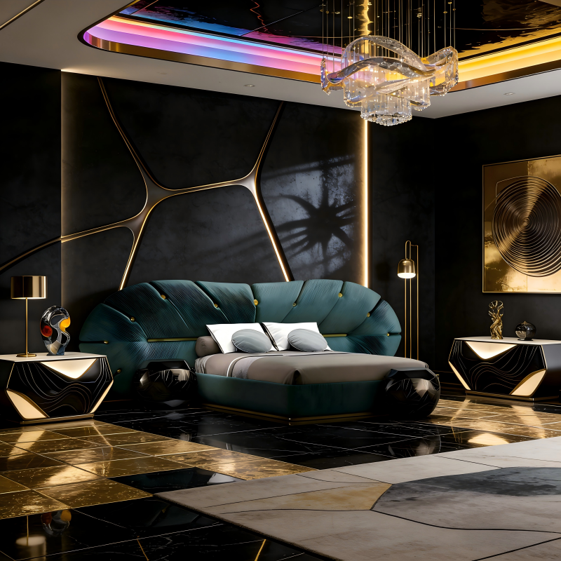 Discover Artistic Luxury Bed