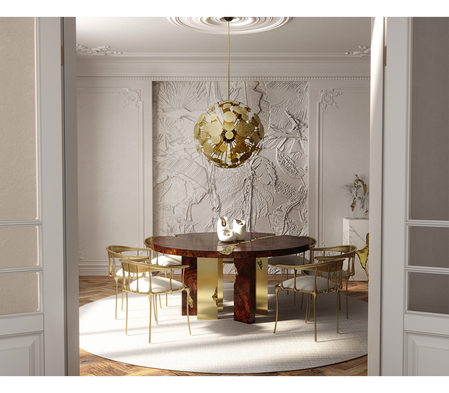 Round Empire Dining Table