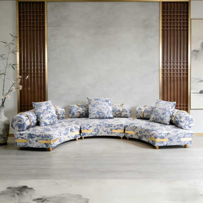 Gardenia Curved Sofa