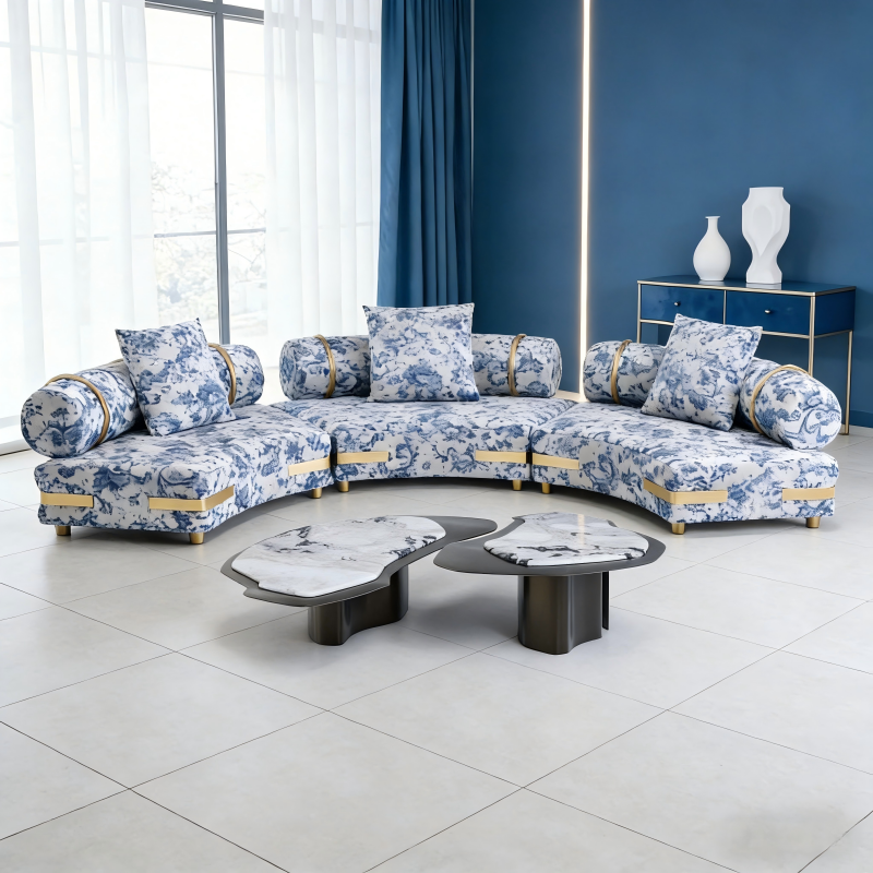 Gardenia Curved Sofa