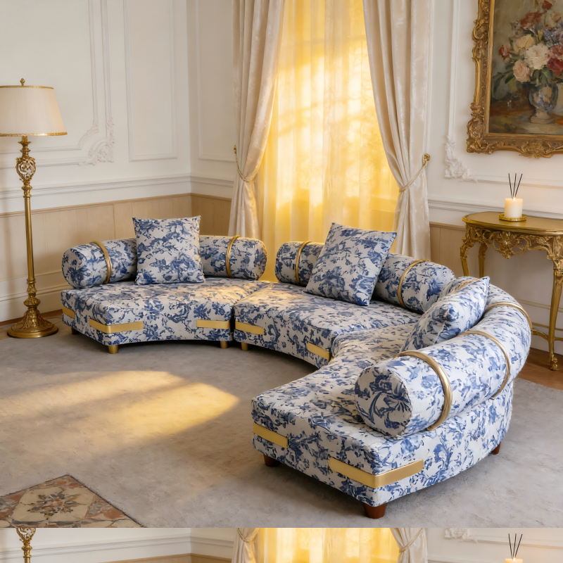 Gardenia Curved Sofa