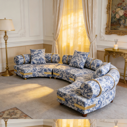 Gardenia Curved Sofa