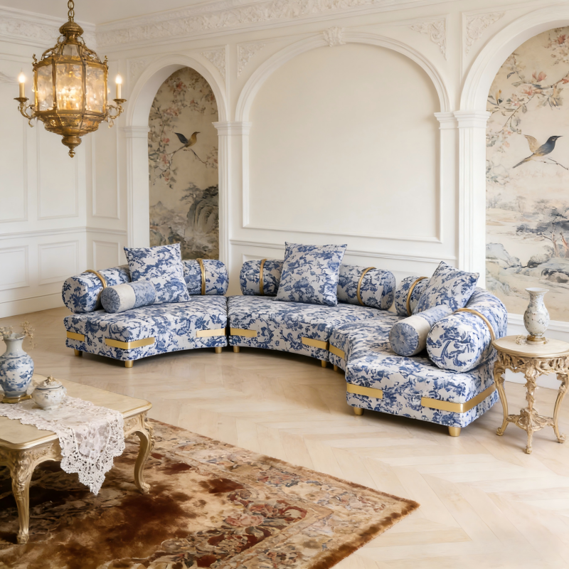 Gardenia Curved Sofa