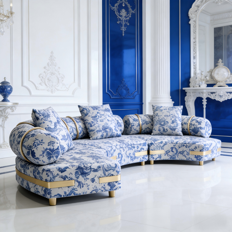 Gardenia Curved Sofa