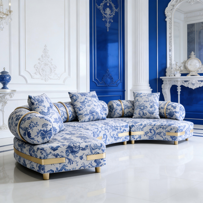 Gardenia Curved Sofa