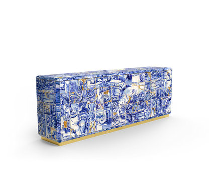 Handcrafted Tile Sideboard