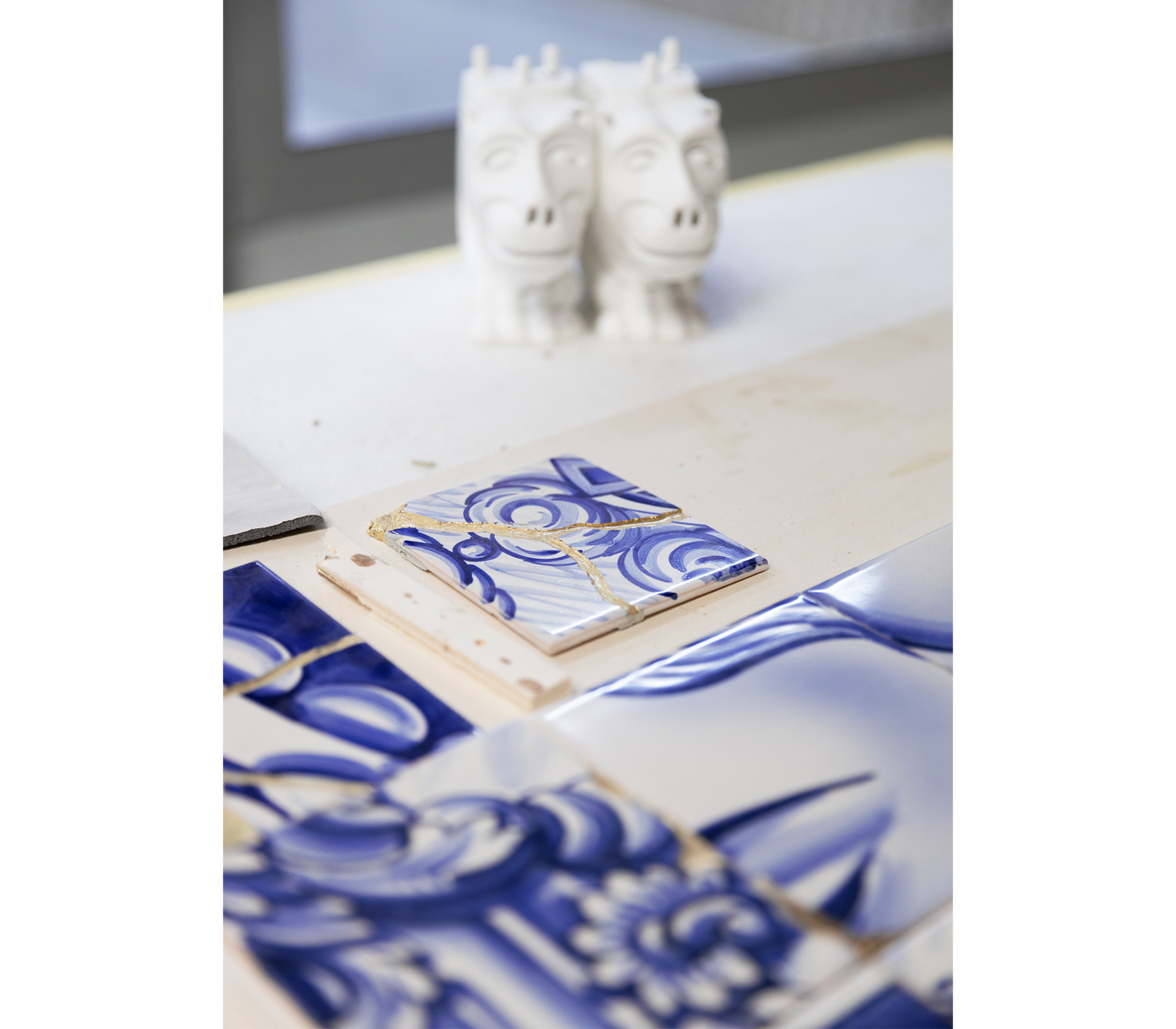 Handcrafted Tile Sideboard
